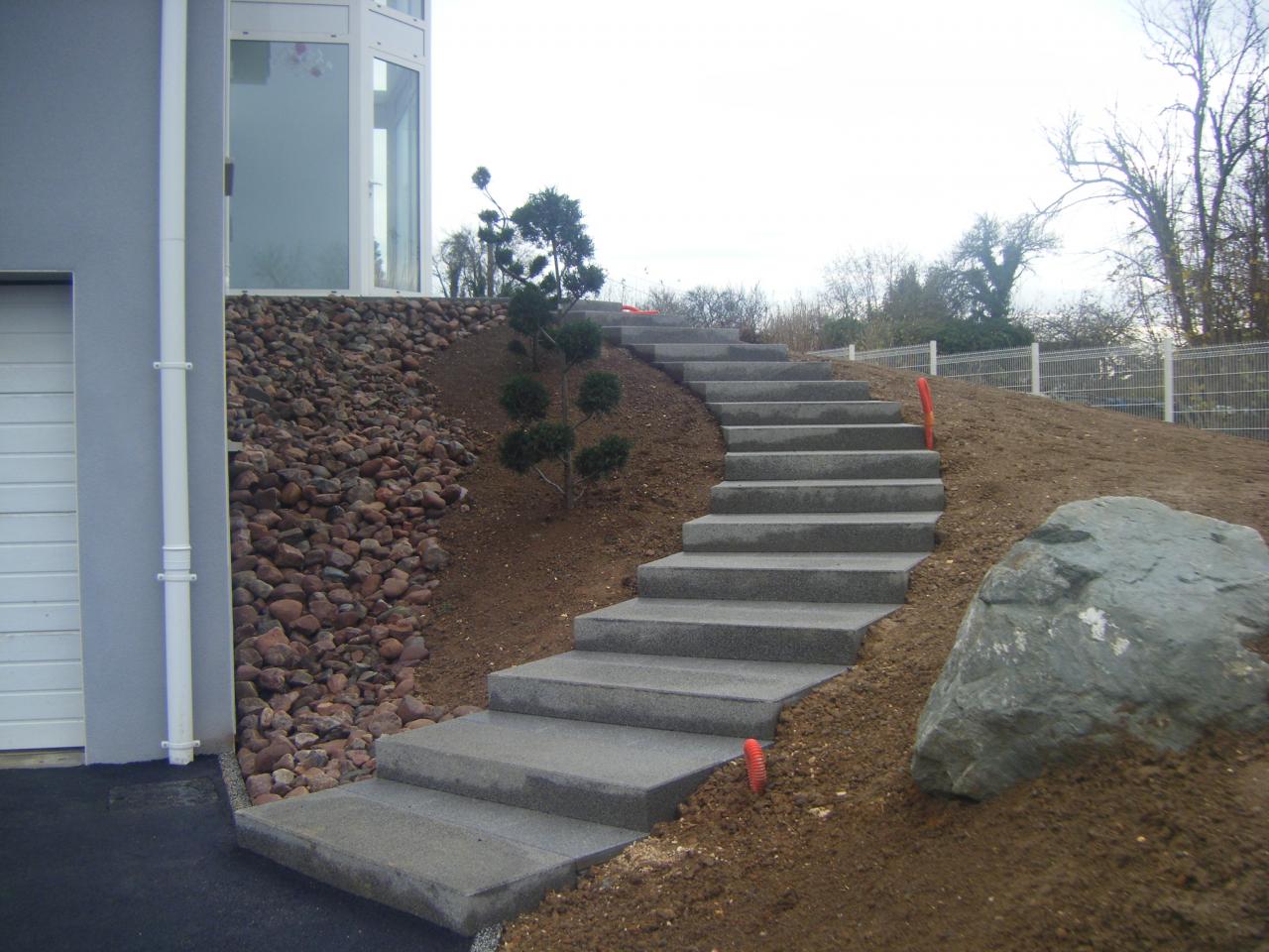 Création d'escalier en béton à Vesoul